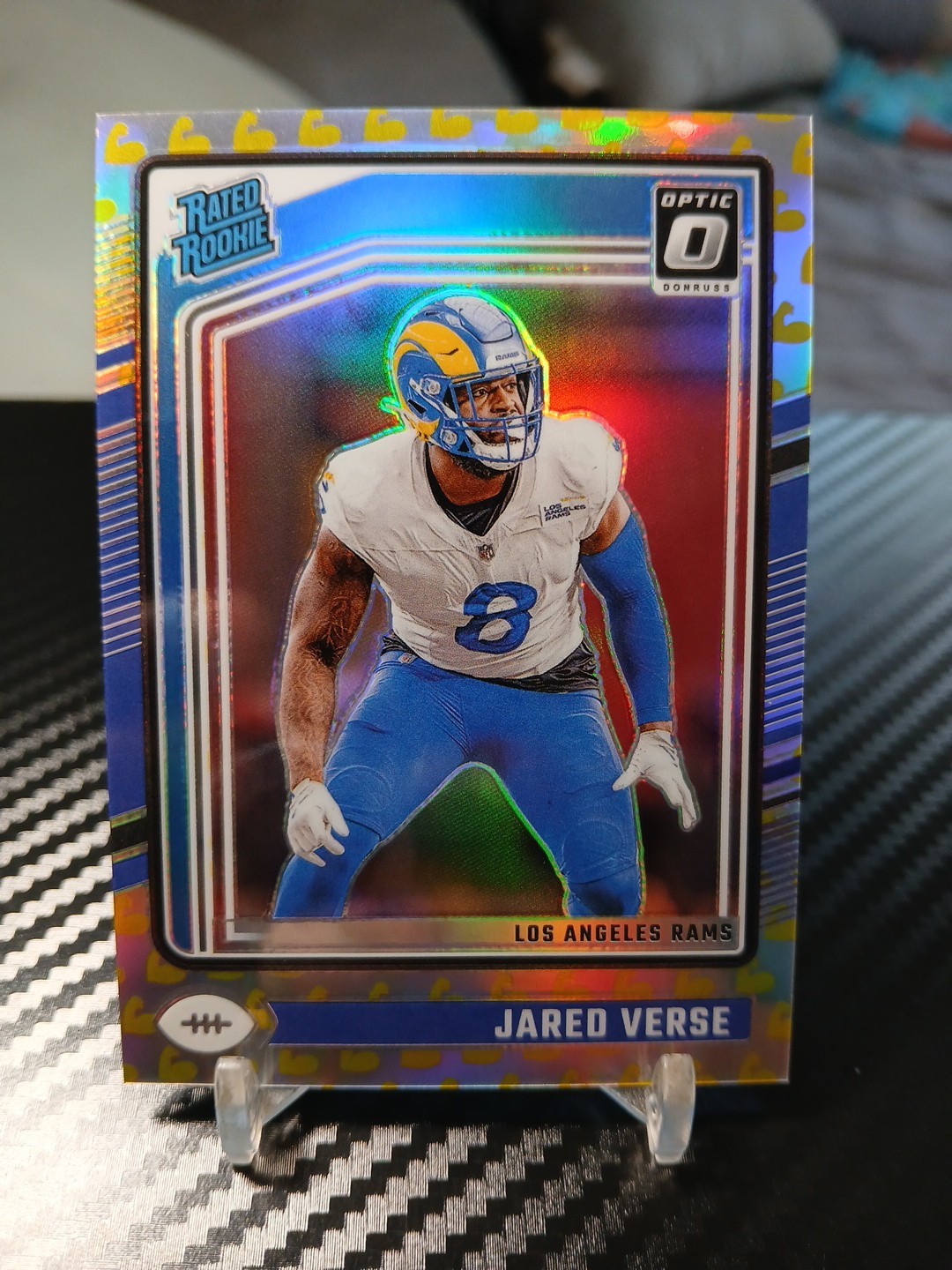 2024 Panini Donruss Optic Jared Verse #242 Rated Rookie Flex Prizm SP 066/149