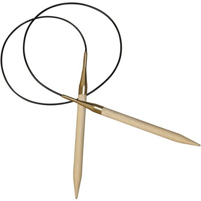 Knitter's Pride-Basix Fixed Circular Needles 40'', Size 17/12mm 17/12mm, Wood 