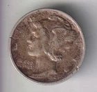 1940-S MERCURY DIME 10¢ SAN FRANCISCO 90% SILVER COIN UNITED STATES MINT