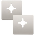 2pcs Door Reinforcement Plate Door Knob Plate garage door reinforcement bracket