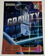 2025-26 Panini Donruss Ja Morant #1 Zero Gravity Plaid 27/75 Grizzlies