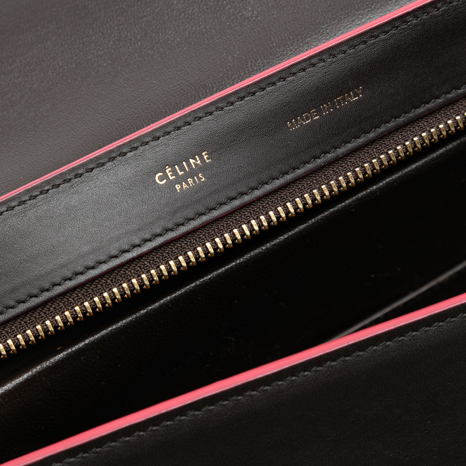 Authenticated Celine Small Tricolor Calfskin and … - image 5