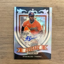 2021 Panini Prizm Draft Picks Crusade Silver Prizm Auto Ryan Bliss #C-RB
