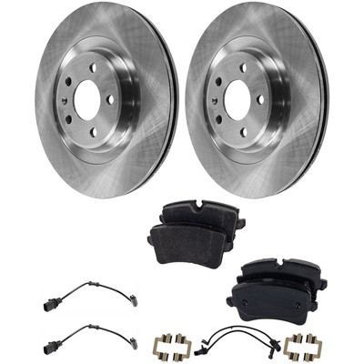 Rear Brake Disc Rotors and Pads Kit for Audi A6 A8 Quattro A7 Porsche Macan S7