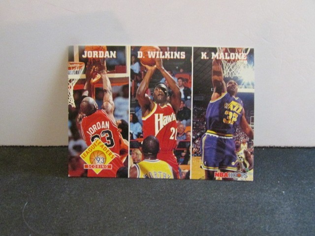 1993 Hoops #283 Michael Jordan / Dominique Wilkins / Karl Malone