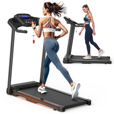 2.5HP Folding Treadmill for Home Gym, 265 lbs Capacity, 39.37" Running Belt