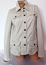 MARC CAIN Sommerjacke Damen Jacke Safari-Look Casual-Look Beige N6-40,42,44