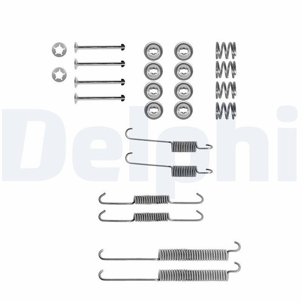Delphi ZubehöRsatz, Bremsbacken Hinterachse U.A. FüR CitroËN, Dacia, Renault-image