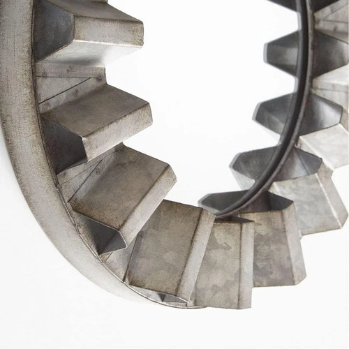 Argos Galvanized Wall Mirror - Stylish Home Decor Accent - Picture 2 of 3