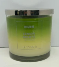 Hudson 43 NEW 14 OZ  Lemon Mojito Scent 3-Wick Candle Home Decor