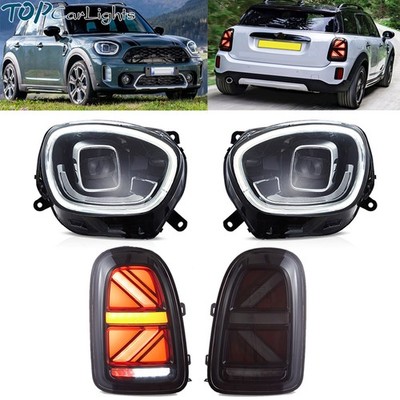 LED Headlights+Tail Lights For 2017-2020 Mini Cooper Countryman R60 W/Animation