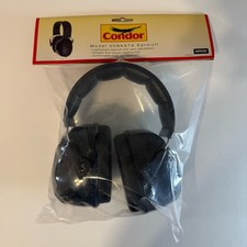 Condor NRR30 Noise Cancelling Earmuffs - Black NEW IN PACKAGE