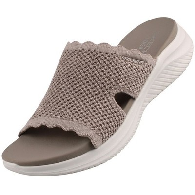 Skechers Ultra Flex 3.0 Sandal Bring It! Damen Pantolette Clog Beige 164055-TPE