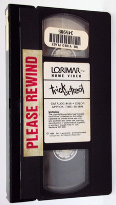 TRICK OR TREAT VHS 1986 Ozzy Osbourne Gene Simmons Reurrected Heavy Metal Singer