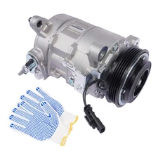A/C Compressor w/ clutch For 14-18 Chevy Silverado GMC Sierra 1500 4.3 5.3 6.2L