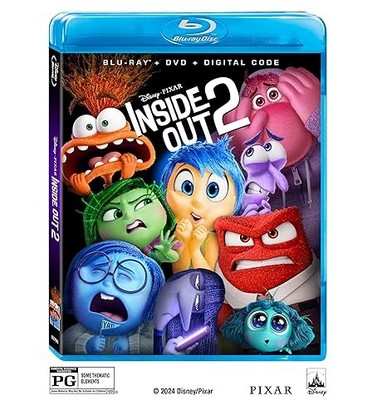 Inside Out 2 (Blu-ray + DVD + Digital) New