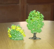 Vintage Johillco Lead Chestnut Tree & "RARE" two-tone Shrub w/ *FREE SHIPPING*