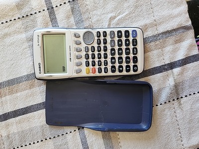 Casio fx-9750GII Graphing Calculator w/ Cover Tested White/Purple