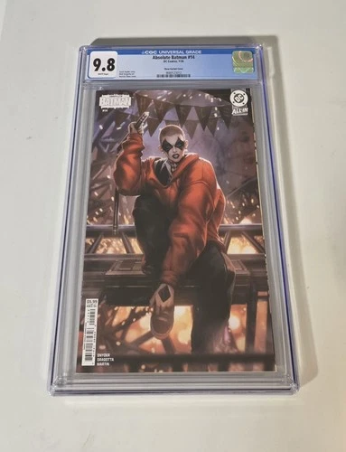 🔥 Absolute Batman #14 CGC 9.8 Graded Derrick Chew Variant Harley Quinn Cover 🔥