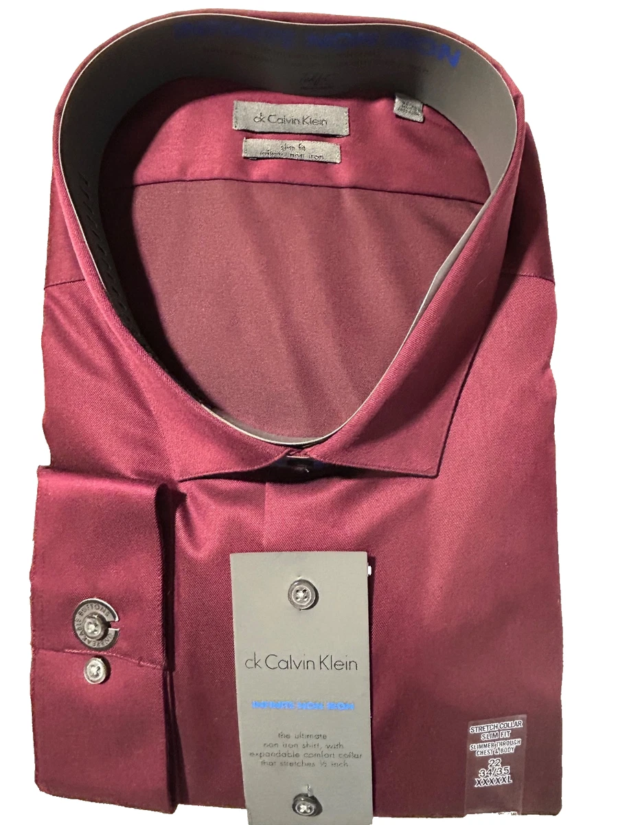Calvin Klein Slim Big & Tall Dress Shirts for Men for sale | eBay