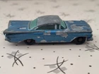 Vintage Matchbox Lesney No. 57 Chevrolet Impala Diecast 1950s Blue Base "RARE"