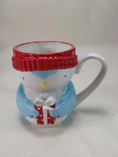 Bird Bring a Gift Ceramic Coffee Mug by Stacey Yacula Gift Giving Christmas