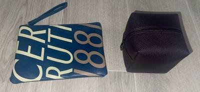 2 x Kosmetik Kulturbeutel CERRUTI + ETIHAD Airways Business Class Amenity Kit