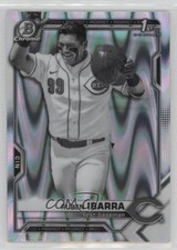 2021 Bowman Draft Chrome Black & White RayWave Refractor Ruben Ibarra 14mx