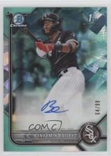 2022 Bowman Sapphire Edition Aqua 64/99 Benyamin Bailey #BSPA-BB Auto 0j9t