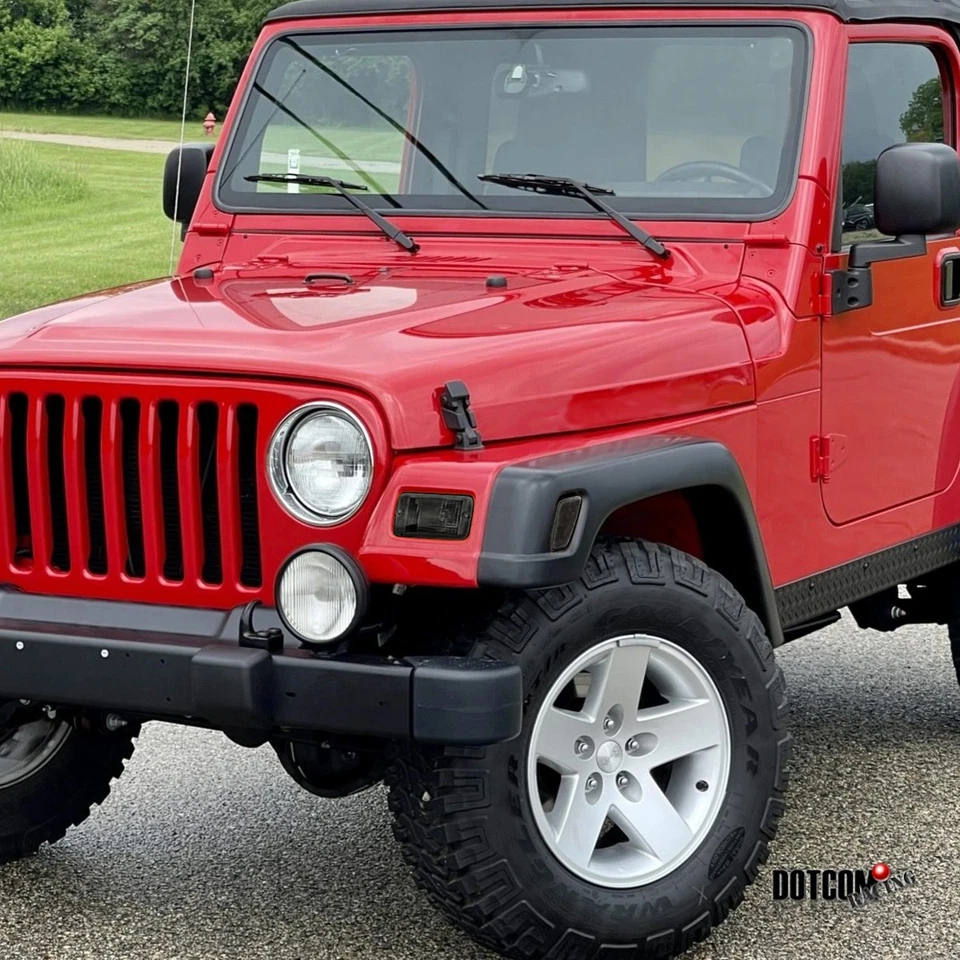 Fit 1997-2006 Jeep Wrangler Smoke Side Marker Lights Tinted Turn Signal Lamps Foto 2 de 4