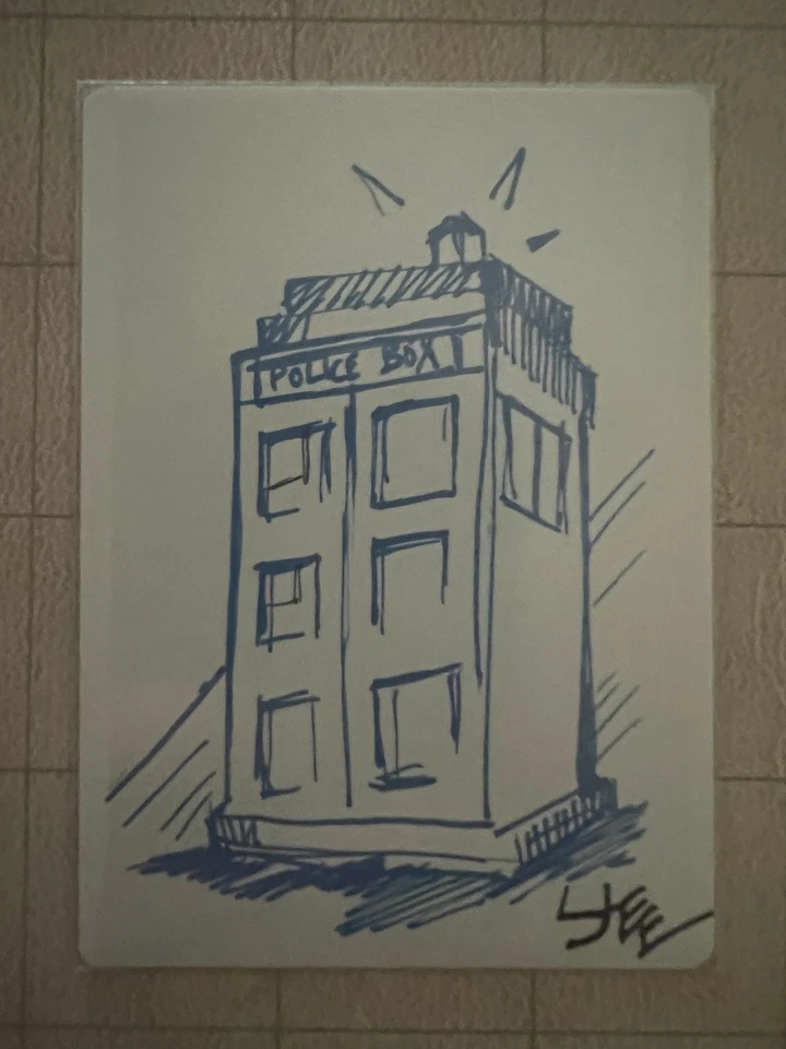 MTG Command Tower Artist Proof AP Signed & Sketched by Ryan Yee - Image 2 of 2