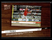 2020 Topps Albert Pujols #TNR-3 Topps Now Review 2019