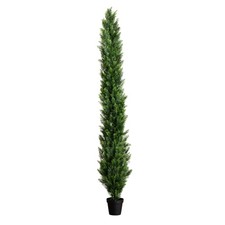 Nearly Natural 9-ft UV Resistant Artificial Cedar Pine Tree Indoor/Outdoor