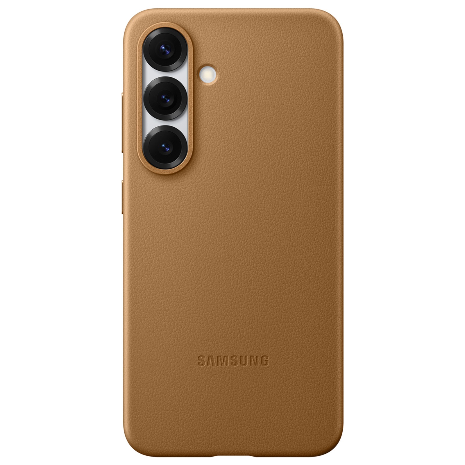 Coque en cuir dorée Samsung Galaxy S25+ élégance premium en Kindsuit véritable