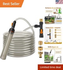 Advanced Bucket-Free Aquarium Water Change System with 25FT Hose  Auto Siphon