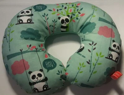 FINN & FINCHEN Nackenstütze Nackenhörnchen Panda-Bären Nackenkissen Nachteulen Schlafrolle f&f