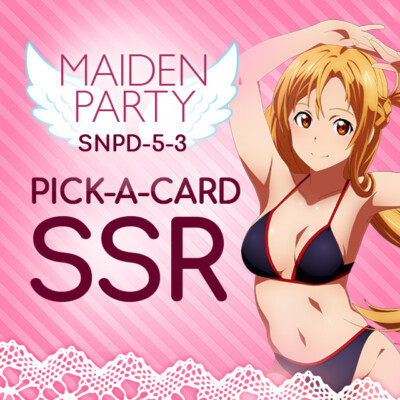 Maiden Party - SSR - SNPD-5-3 - Anime waifu orica lewd cards - Goddess Story