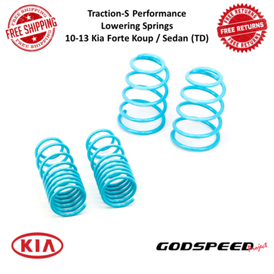#ad Godspeed Traction S Performance Lowering Spring For 10 13 Kia Forte Koup Sedan $162.00