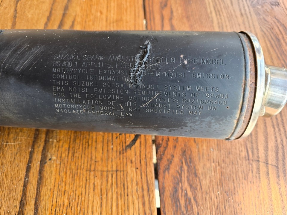 20002018 DRZ 400 Exhaust Muffler Baffle Silencer Spark Arrestor 14310