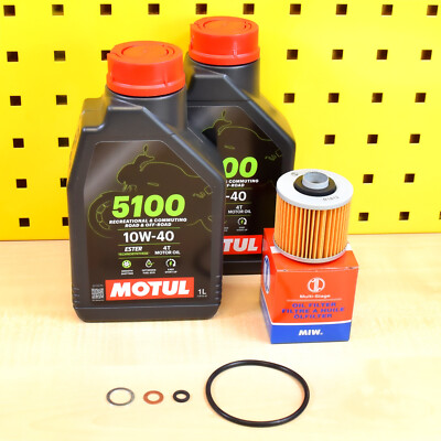 Set MEIWA Ölfilter Dichtung Motul 5100 10w40 Für: Yamaha YFM 700 R Raptor ab 06