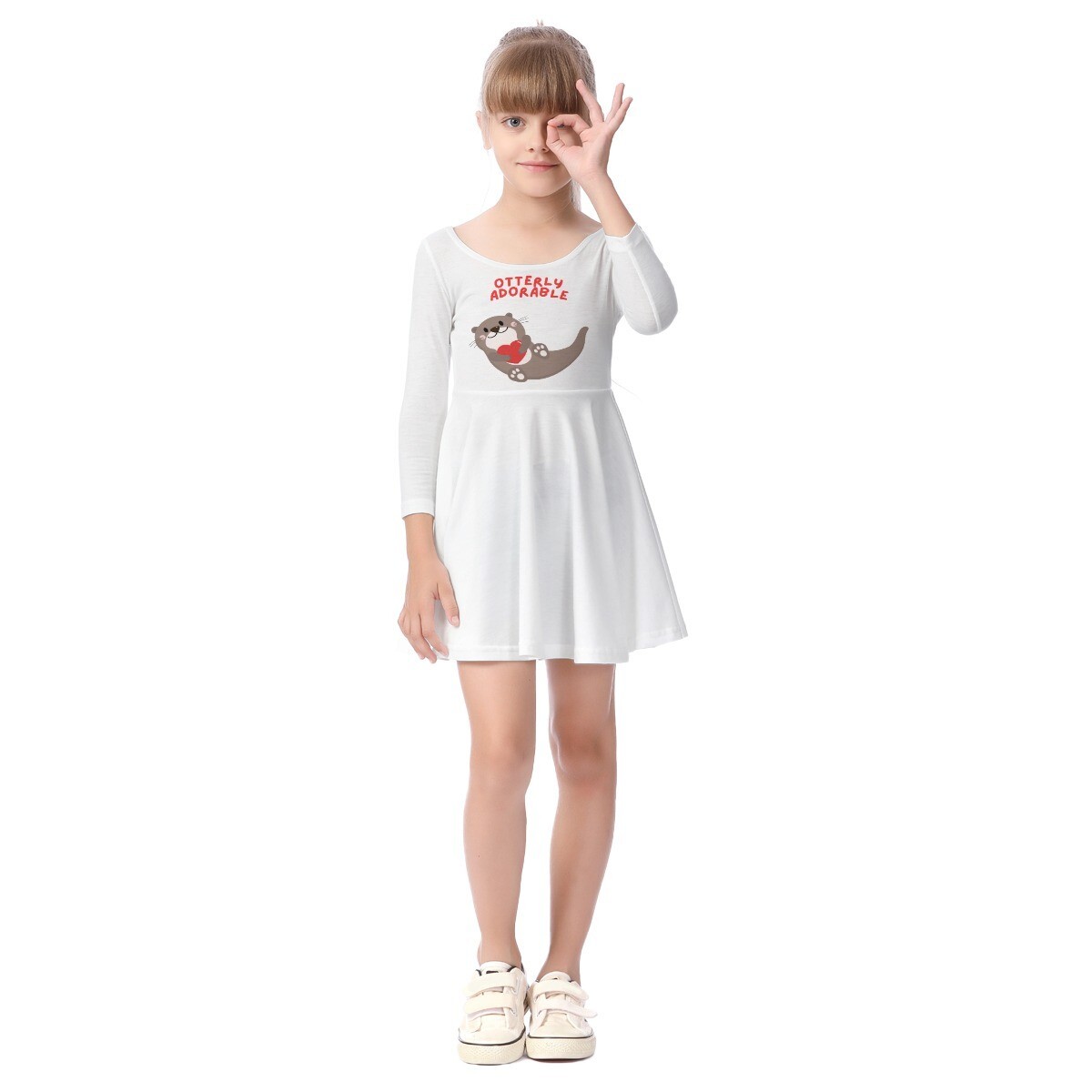 Otterly Adorable - Cute Girls Dress | eBay