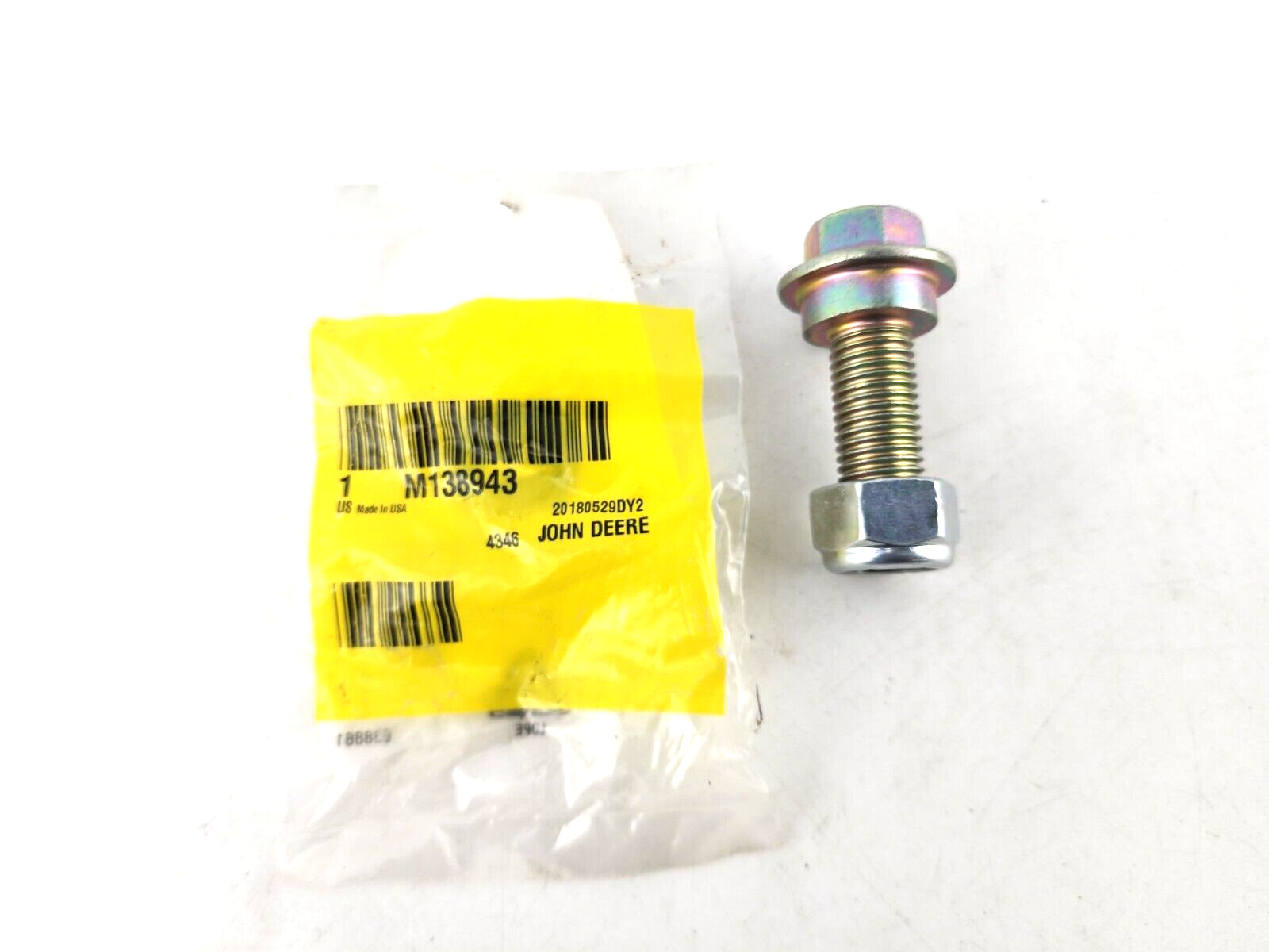 NOS Genuine John Deere Equipment Bolt M138943 eBay