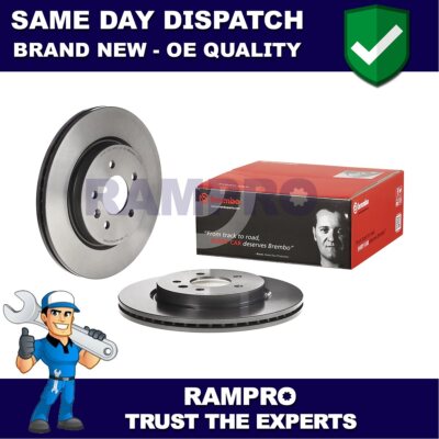 Rampro Rear Brake Discs Fits Vauxhall Zafira Opel 1.4 1.6 CDTi 1.8 2.0