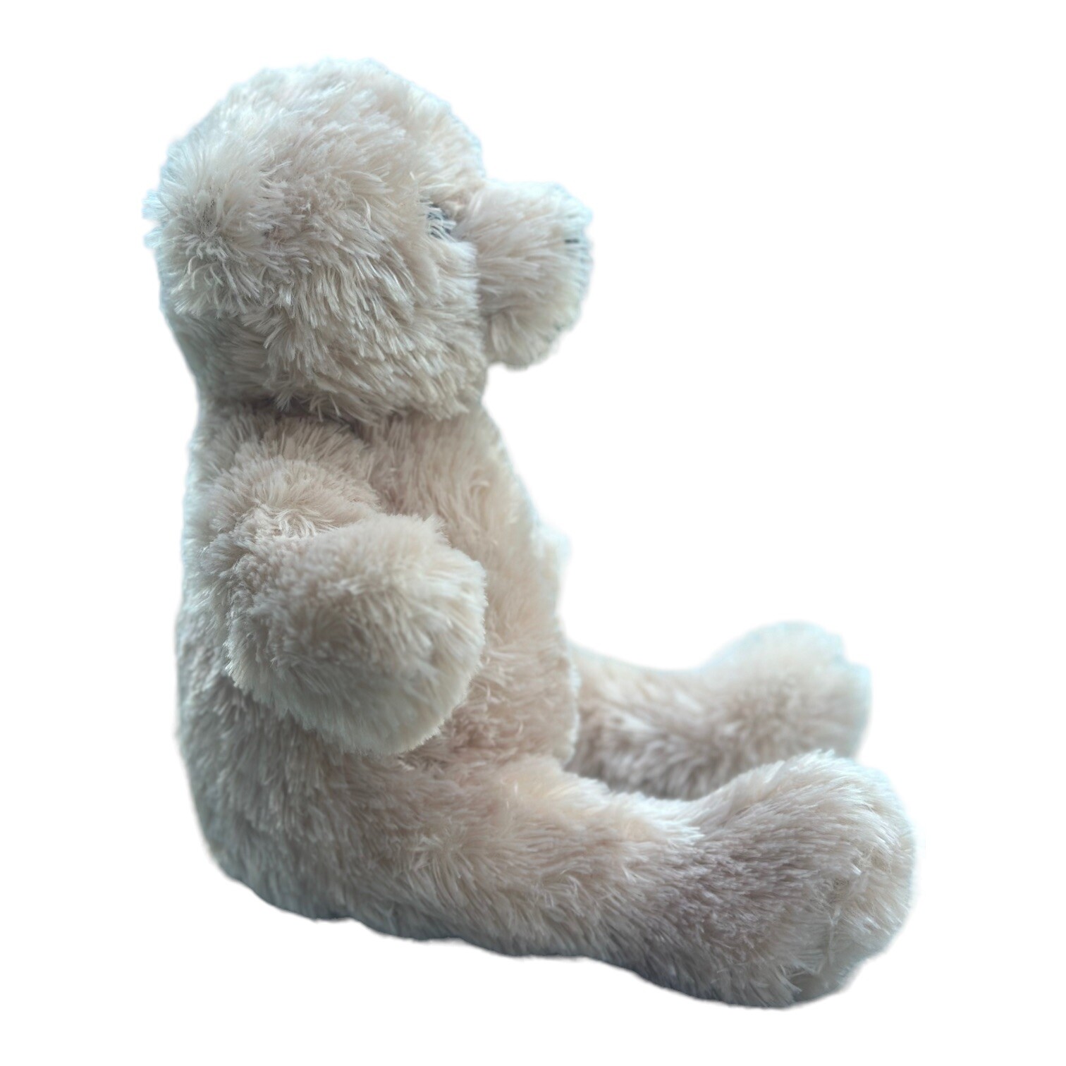 MS TEDDY BEAR Soft Cream Off White Beige 15”  Plush Stuffed Animal 2018 thumbnail 2