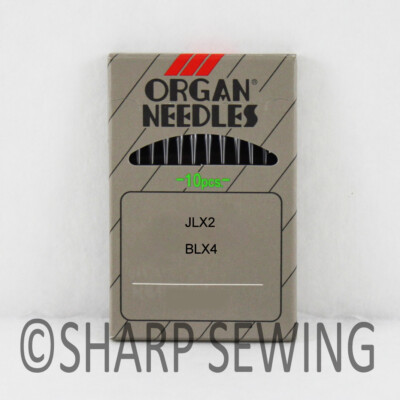 10 Organ JLX2, BLX4 Sewing Machine Needles for Bernina & Juki Home Sergers