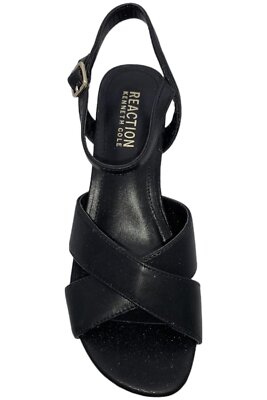 Kenneth Cole REACTION レディース Reeva プラットフォーム, ブラック