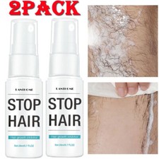 2X Extra Strong Permanent Hair Removal Spray Stop Hair Growth Inhibitor Remover