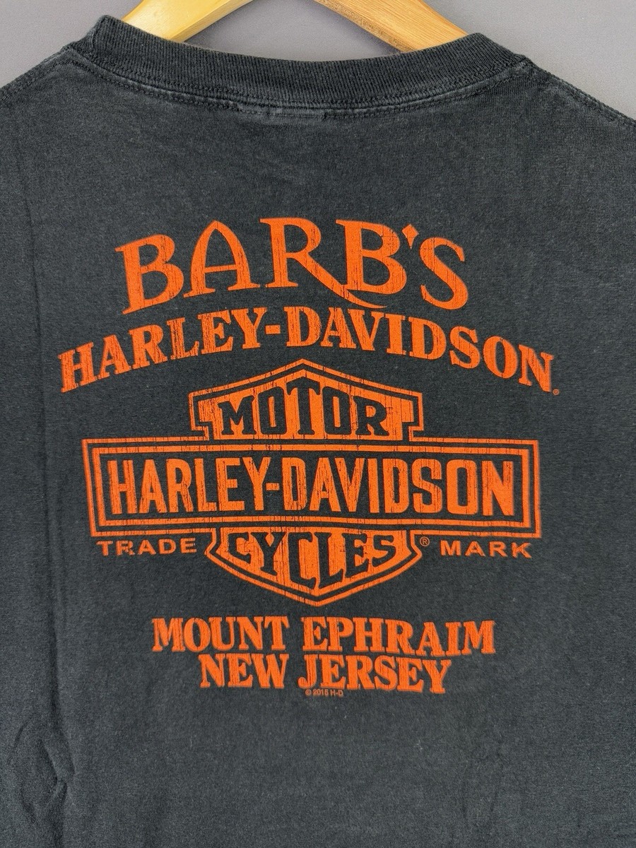 Vintage Y2K Harley Davidson Barb's Street Team Flame Women Mt