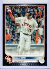 2022 Topps Series 2 Jose Siri Black Rookie RC #'ed 09/71