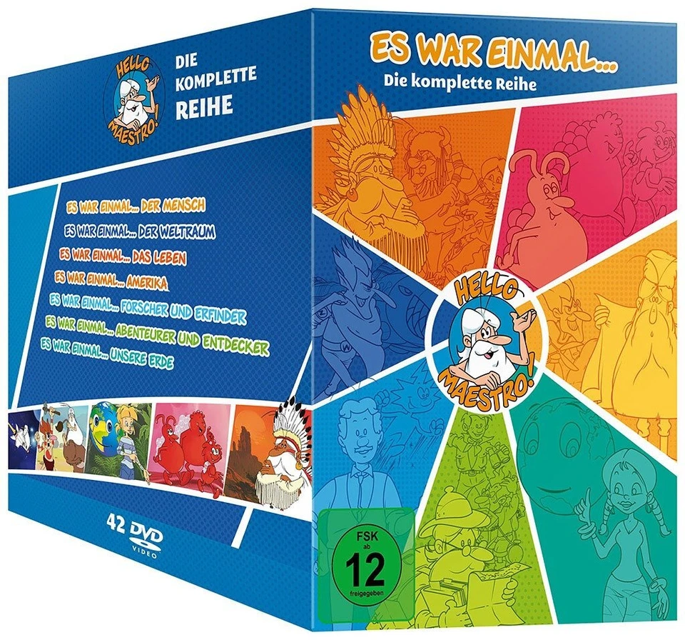 Es war einmal ... - Komplettbox (u.a. Das Leben / der Mensch) # 42-DVD-BOX-NEU - Bild 2 von 3